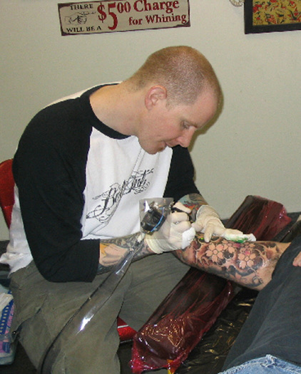 Workin — Kevin Harden tattooing